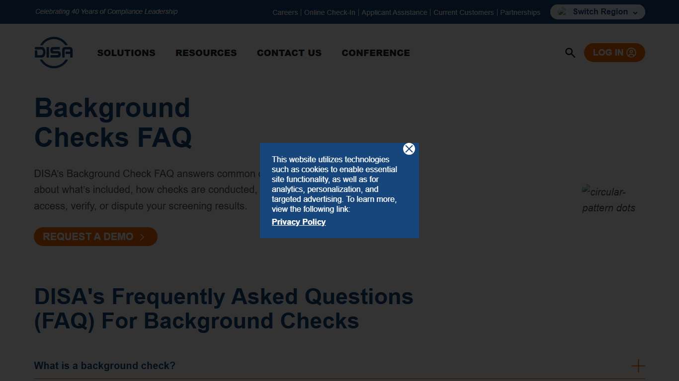 Background Checks FAQ for Employers & Candidates DISA